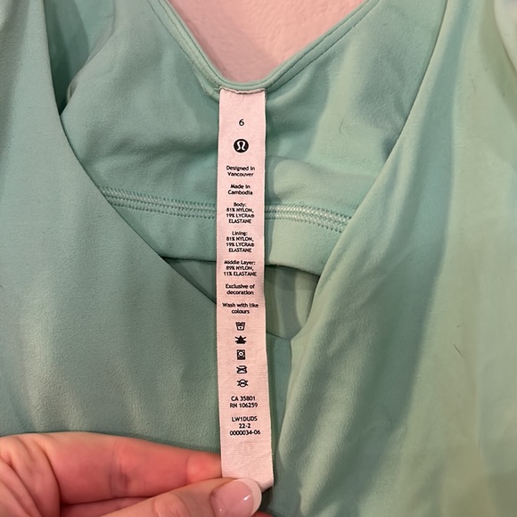 Lululemon align tank in wild mint - Picture 5 of 5